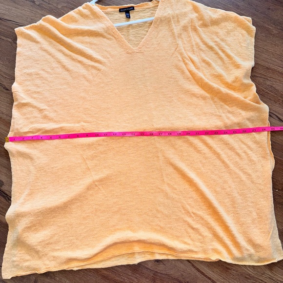 Eileen Fisher Oversized Tunic Cover-up Golden Yellow Size Small - Picture 4 of 6